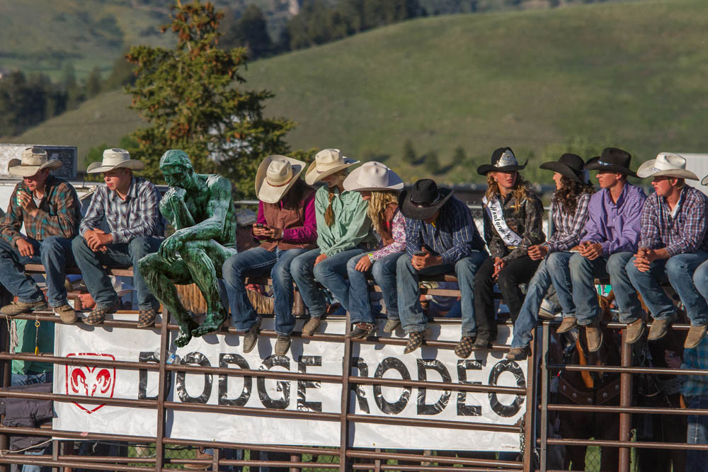 Coretold Rodeo POTD: Rodin at the Rodeo – LARRY BLACKWOOD